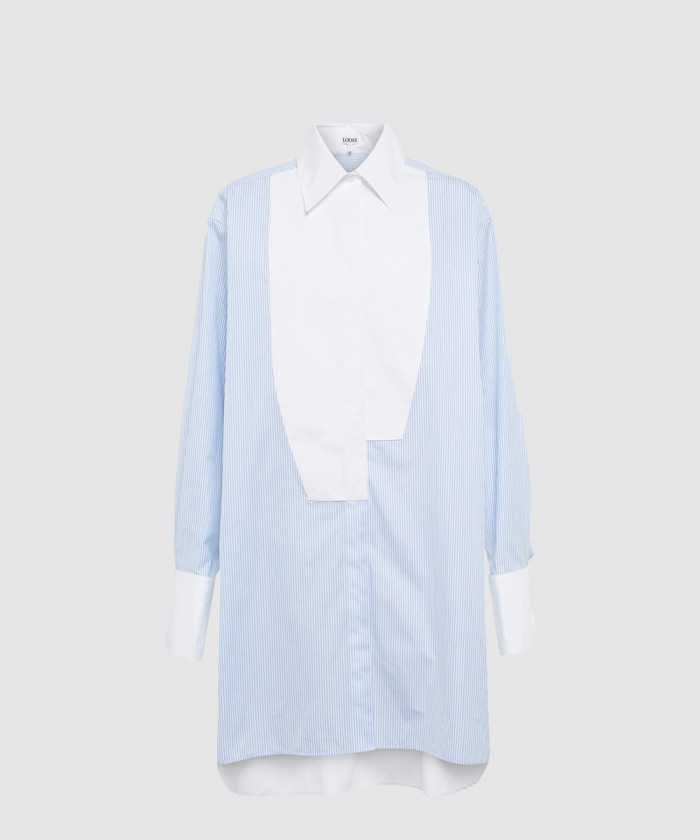 레플리카|이미테이션 loewe-로에베핀스트라이프-코튼-포플린-셔츠