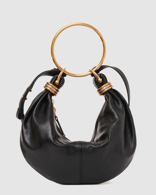 [CHLOE-끌로에]그레인드 가죽 Marcie 스몰 Bracelet 호보백 AS611