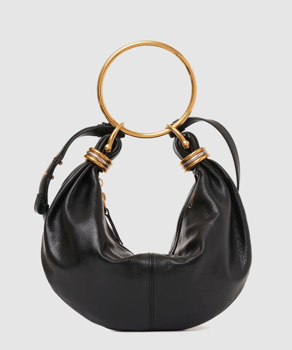 [CHLOE-끌로에]그레인드 가죽 Marcie 스몰 Bracelet 호보백 AS611