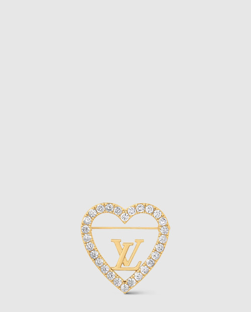 [LOUIS VUITTON-루이비통]마이 LV 러브 브로치 M02163