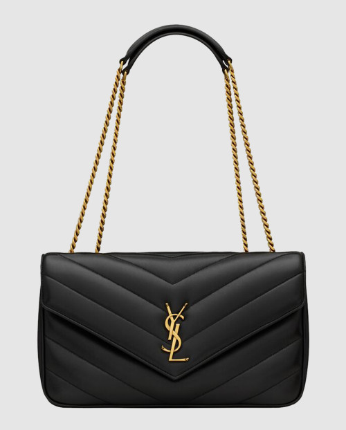 [SAINT LAURENT-생로랑]matelassé 램스킨 소재의 loulou 미디엄백 801439