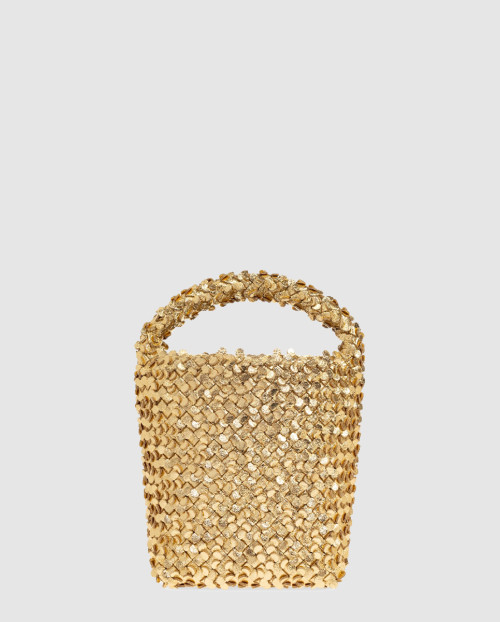 [BOTTEGA-보테가베네타]레더 스몰 버킷백 762587