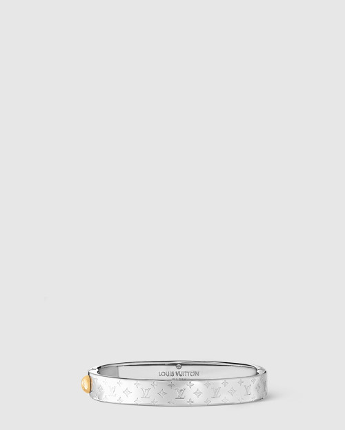 [LOUIS VUITTON-루이비통]나노그램 커프형 팔찌 M00249