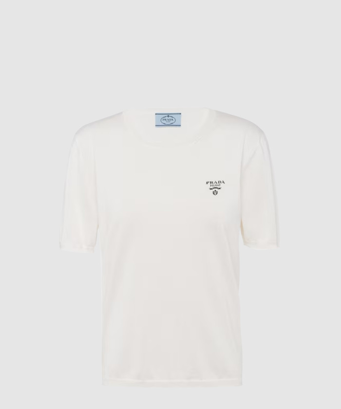 레플리카|이미테이션 prada-프라다실크-및-코튼-스웨터-p24o1l