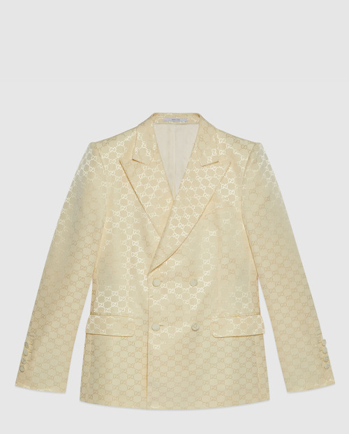 [GUCCI-구찌]GG 코튼 비스코스 블렌드 드레스 재킷 698737