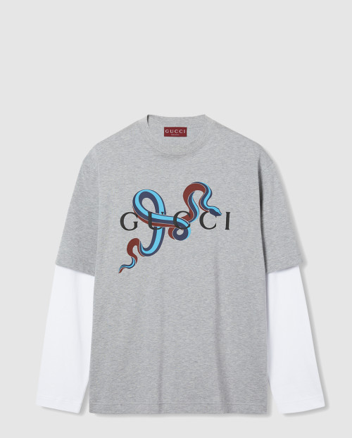 [GUCCI-구찌]셀렉션 프린트 코튼 티셔츠 816322