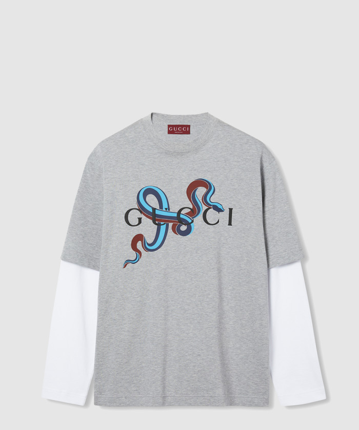 레플리카|이미테이션 gucci-구찌셀렉션-프린트-코튼-티셔츠-816322