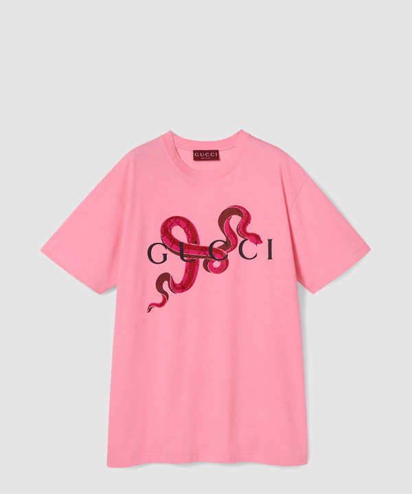 [GUCCI-구찌]셀렉션 프린트 코튼 저지 티셔츠 788093