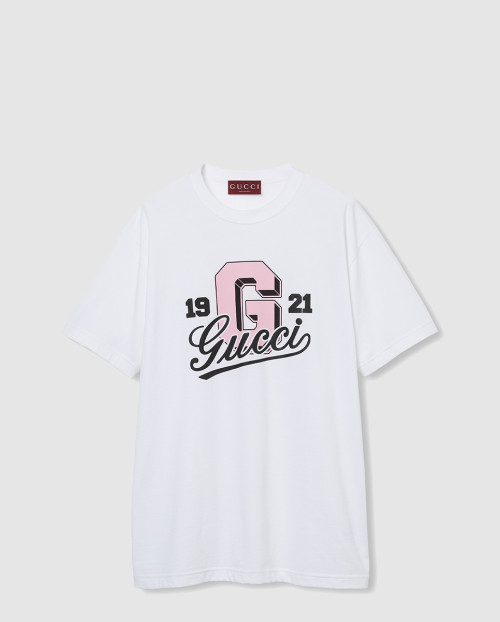 [GUCCI-구찌]프린트 코튼 저지 티셔츠 788093