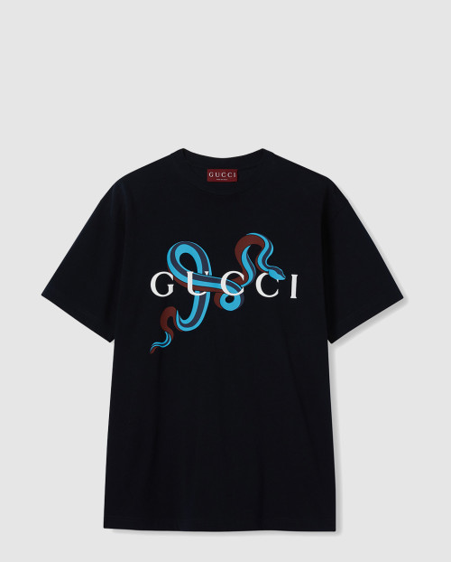 [GUCCI-구찌]셀렉션 프린트 코튼 티셔츠 796395