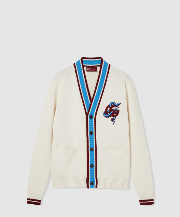 [GUCCI-구찌]셀렉션 울 가디건 패치 816149