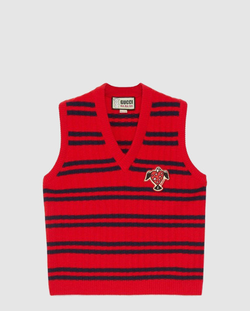 [GUCCI-구찌]하하하 스페셜 시리즈 스트라이프 울 베스트 721799