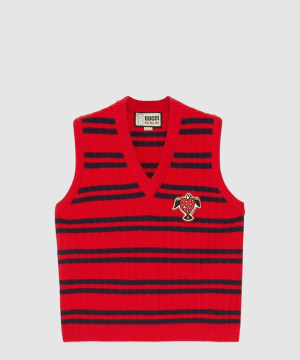 [GUCCI-구찌]하하하 스페셜 시리즈 스트라이프 울 베스트 721799
