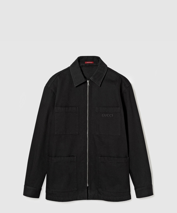 [GUCCI-구찌]데님 지퍼 셔츠 804171