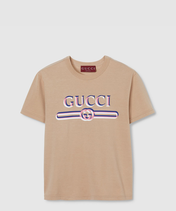 [GUCCI-구찌]프린트 코튼 저지 티셔츠 ‎798764