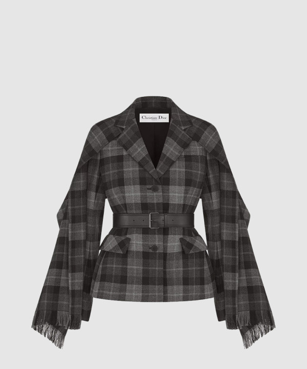 [DIOR-디올]벨트 재킷 & 탈착식 스카프 511V2