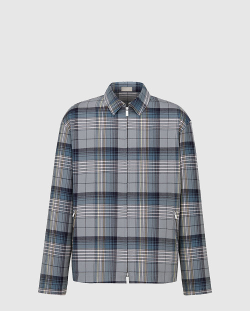 [DIOR-디올]체크 지퍼 셔츠 513C5