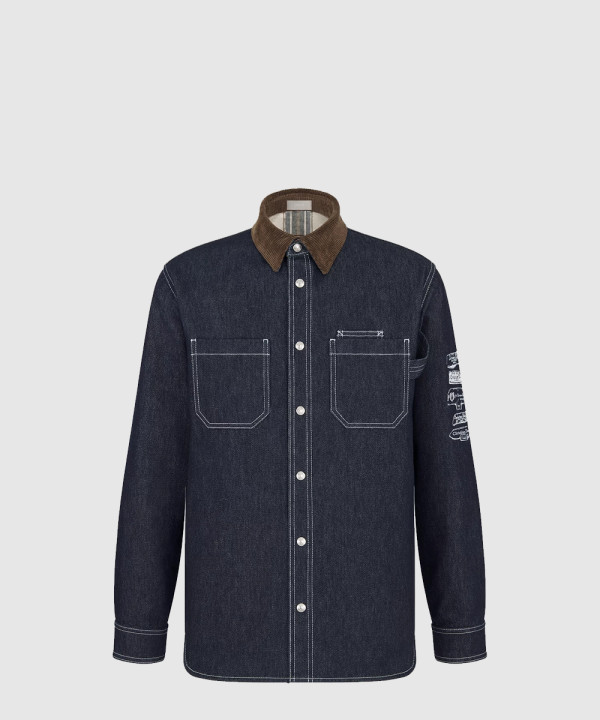 [DIOR-디올]Archives Labels 오버셔츠 513D5