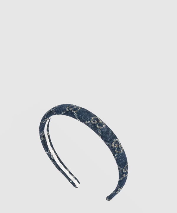 [GUCCI-구찌]로고 장식 면 머리띠 652835