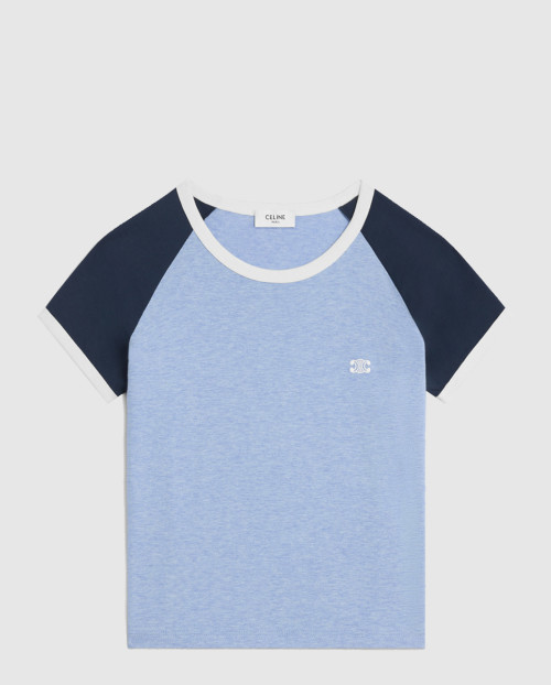 [CELINE-셀린느]트리오페 코튼 저지 티셔츠 RX05C5