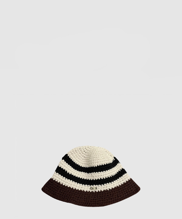 [DIOR-디올]니트 스트라이프 캡 4PU3B