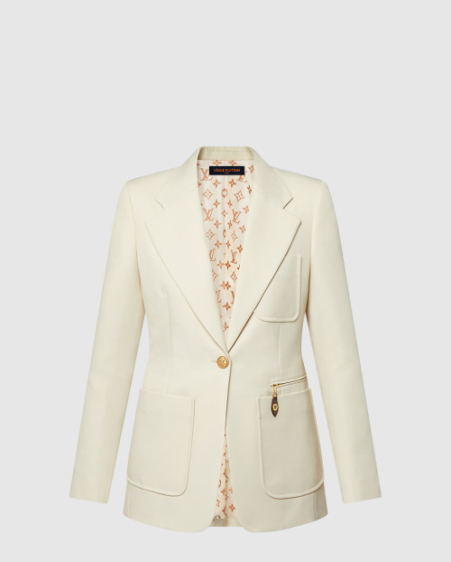 [LOUIS VUITTON-루이비통]테크 개버딘 컬리지에이트 블레이저 1AGNR9