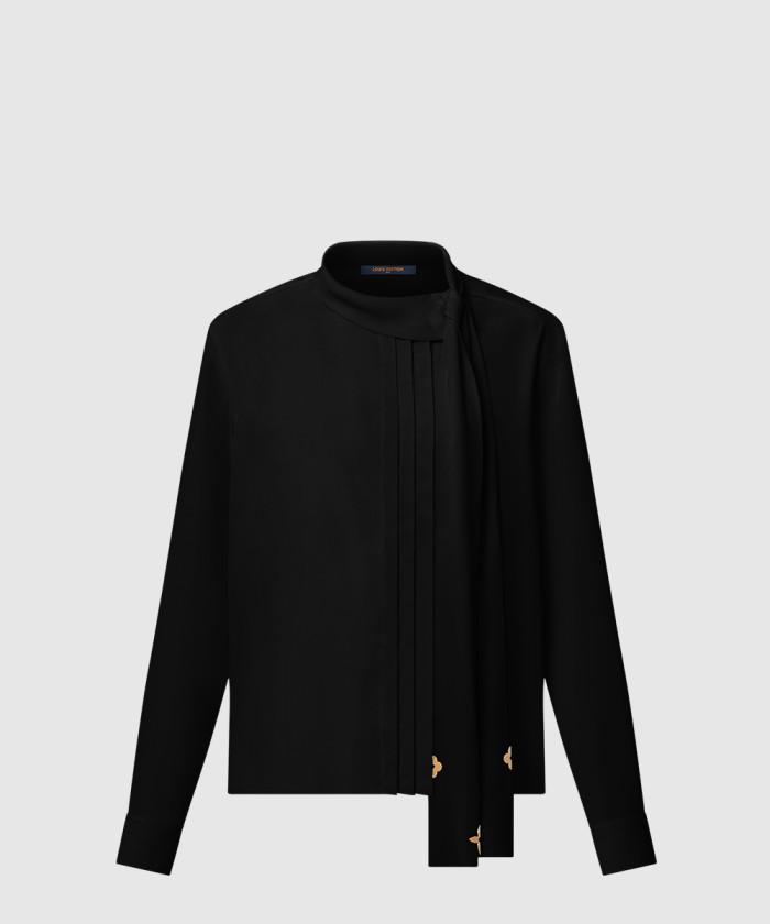 레플리카|이미테이션 louis-vuitton-루이비통플리츠-디테일-펜던트-칼라-셔츠-1agp50