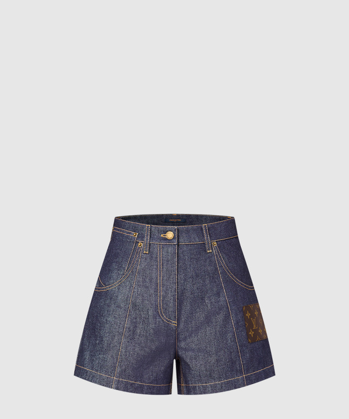 레플리카|이미테이션 louis-vuitton-루이비통하이웨이스트-데님-반바지-1agnnm