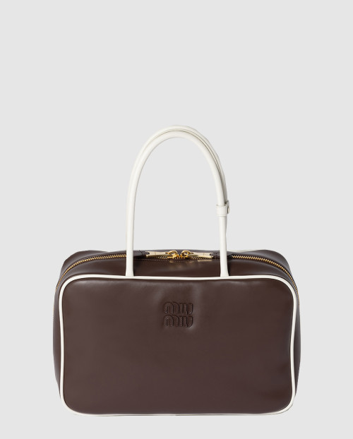 [MIUMIU-미우미우]레더 탑핸들백 5BB117