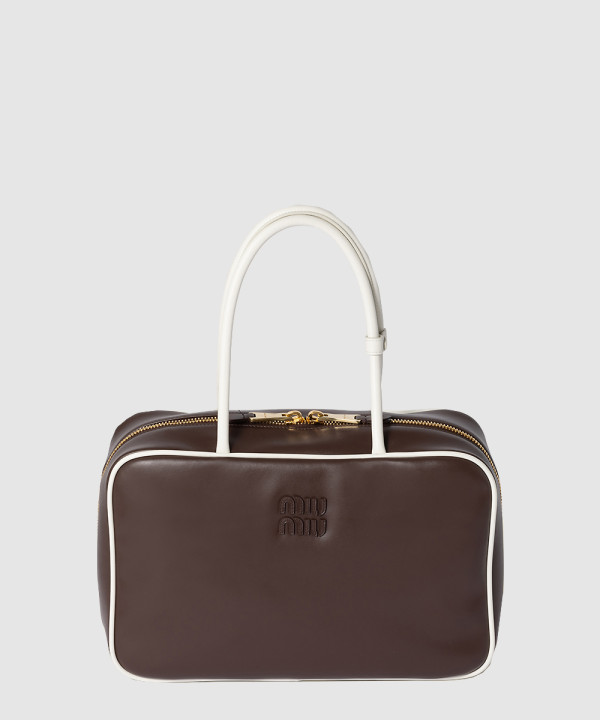 [MIUMIU-미우미우]레더 탑핸들백 5BB117