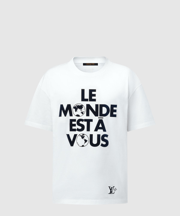 [LOUIS VUITTON-루이비통]그래픽 코튼 티셔츠 1AHCW9