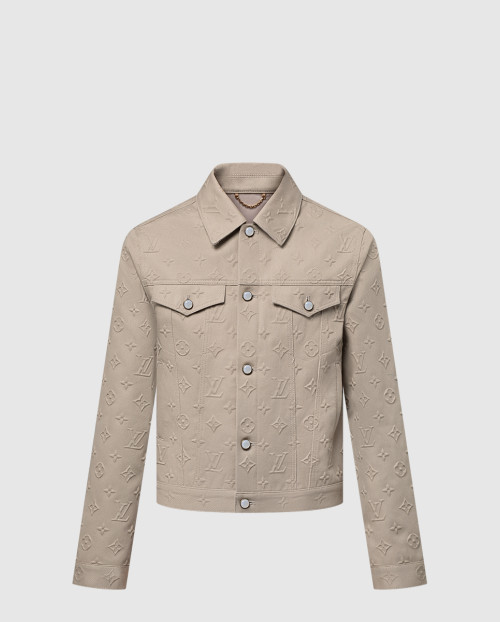 [LOUIS VUITTON-루이비통]모노그램 엠보싱 데님 재킷 1AHBEZ