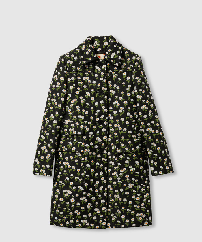 레플리카|이미테이션 gucci-구찌플로라-크레이프-싱글-브레스트-코트-816052