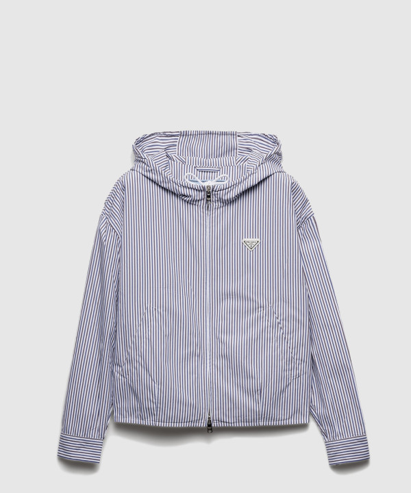 [PRADA-프라다]스트라이프 포플린 블루종 재킷 29Y246