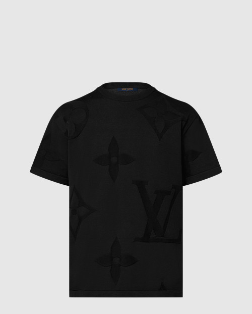 [LOUIS VUITTON-루이비통]모노그램 쇼트 슬리브드 코튼 크루넥 1AFYEZ