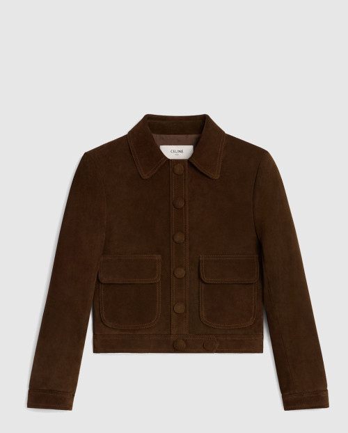 [CELINE-셀린느]스트레이트 컷 블루종 재킷 2EJ627