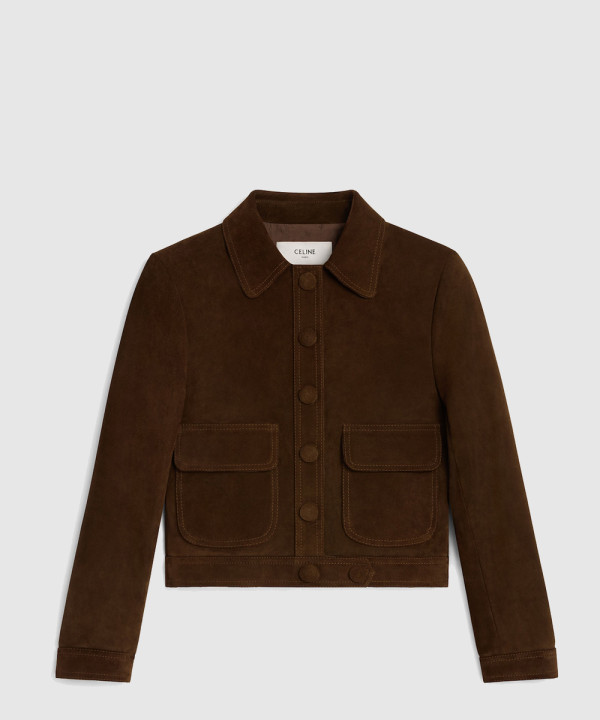 [CELINE-셀린느]스트레이트 컷 블루종 재킷 2EJ627