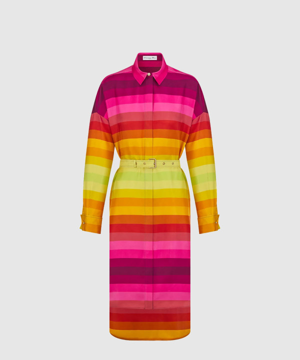 [DIOR-디올]Miss Dior 벨트 셔츠 드레스 521R4