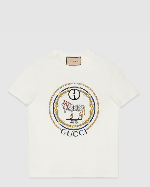 [GUCCI-구찌]인터로킹 G 코튼 저지 티셔츠 748287