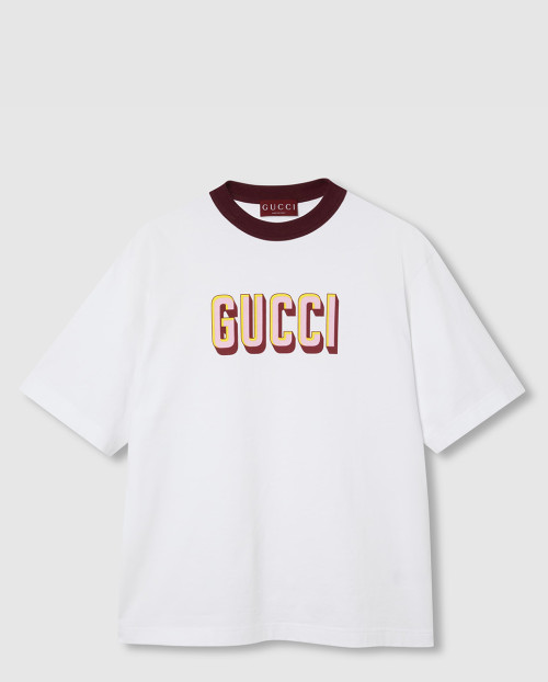 [GUCCI-구찌]코튼 저지 프린트 티셔츠 ‎796398