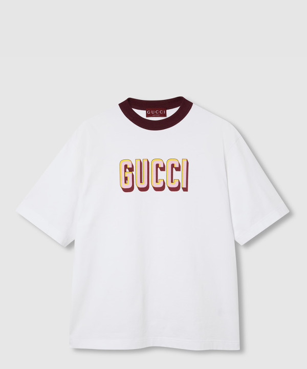 [GUCCI-구찌]코튼 저지 프린트 티셔츠 ‎796398