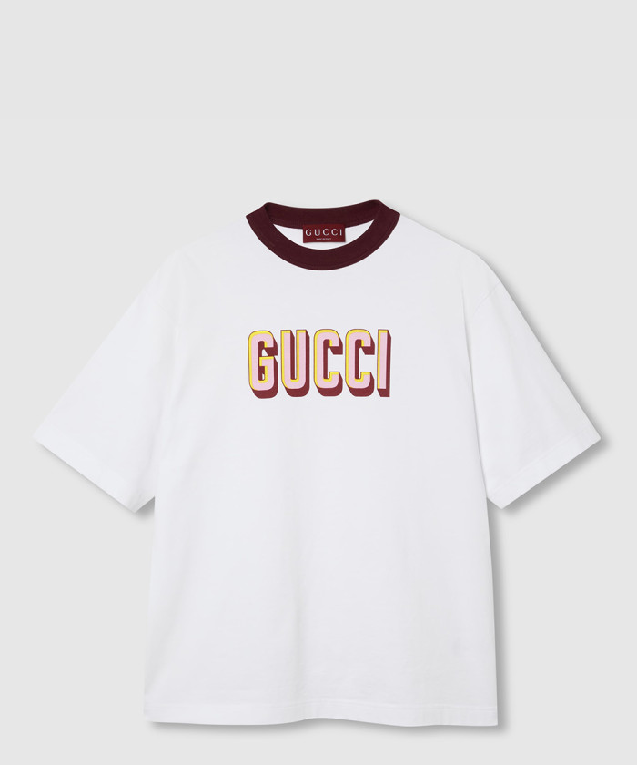 레플리카|이미테이션 gucci-구찌코튼-저지-프린트-티셔츠-796398