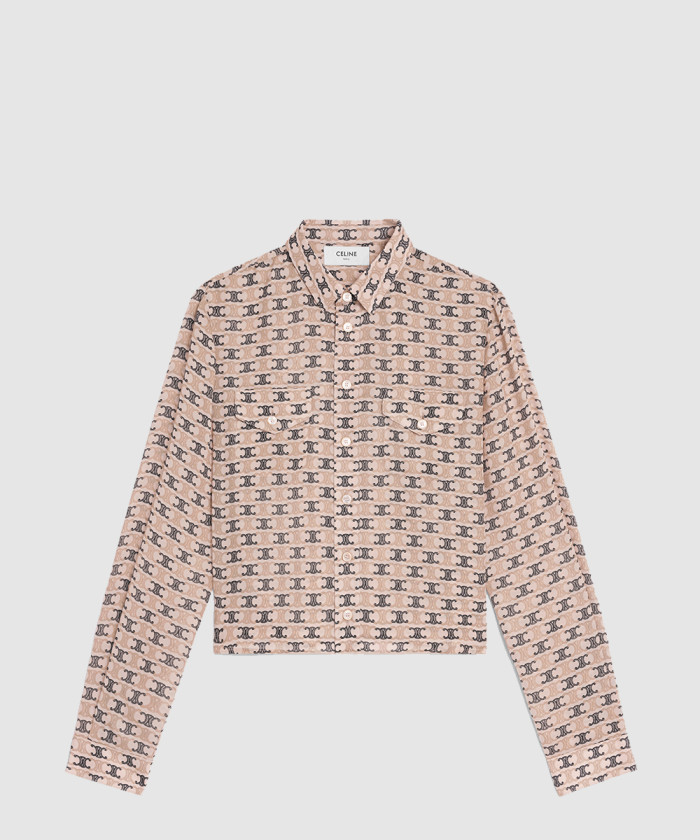 레플리카|이미테이션 celine-셀린느크롭-셔츠-실크-조젯-rc02z0