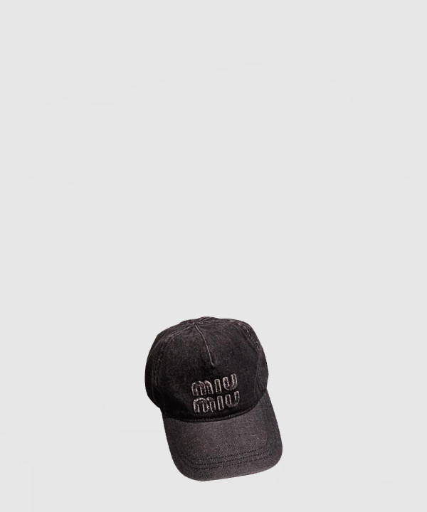 [MIUMIU-미우미우]데님 베이스볼 캡 5HC344