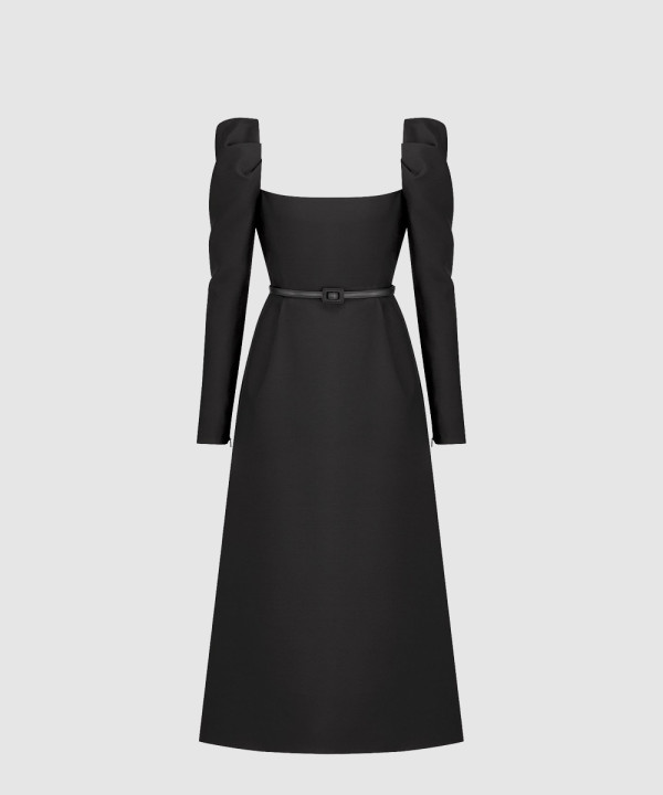 [DIOR-디올]벨트 미디 드레스 511R3
