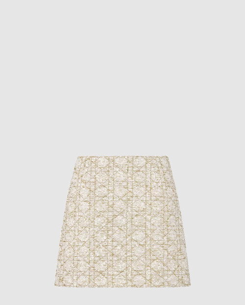 [DIOR-디올]Or 매크로까나쥬 미니스커트 511J4