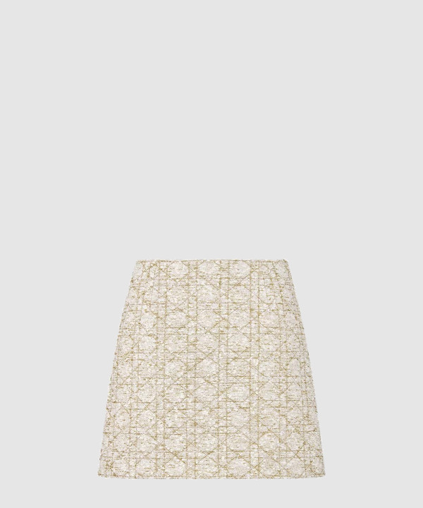 [DIOR-디올]Or 매크로까나쥬 미니스커트 511J4
