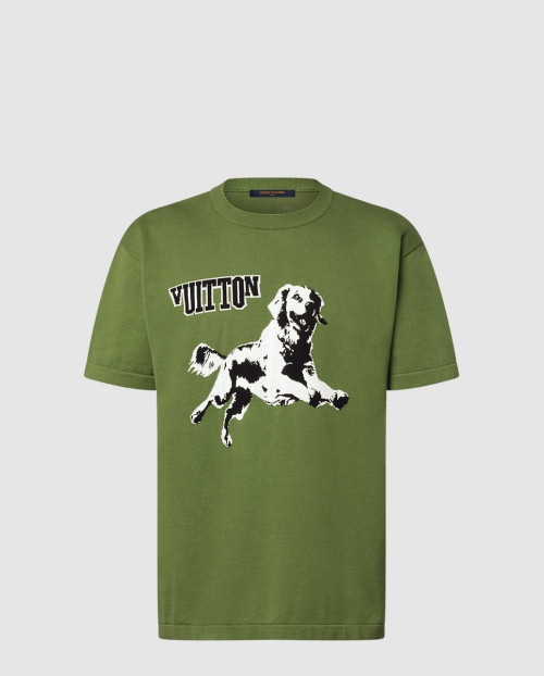 [LOUIS VUITTON-루이비통]쇼트 슬리브드 코튼 크루넥 1AGJS2