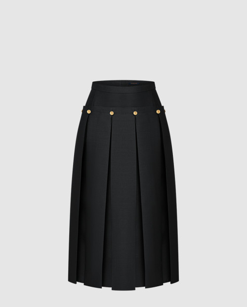 [LOUIS VUITTON-루이비통]박스 플리츠 스커트 1AGPFU
