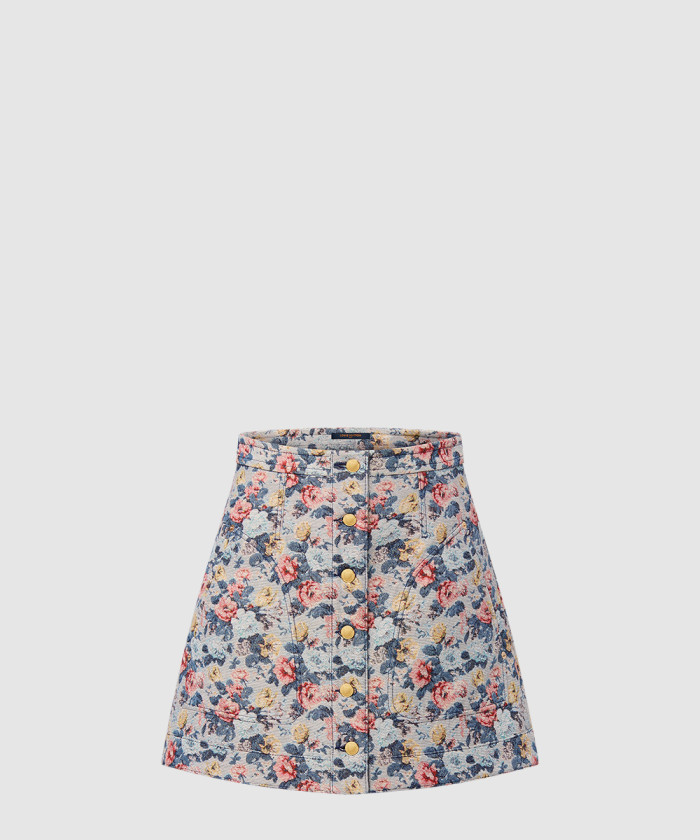 레플리카|이미테이션 louis-vuitton-루이비통플로럴-자카드-a라인-스커트-1agpkm